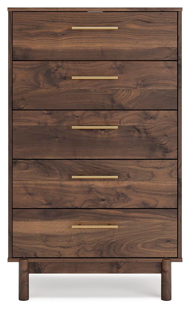 Calverson Chest of Drawers - Light Brown (5)