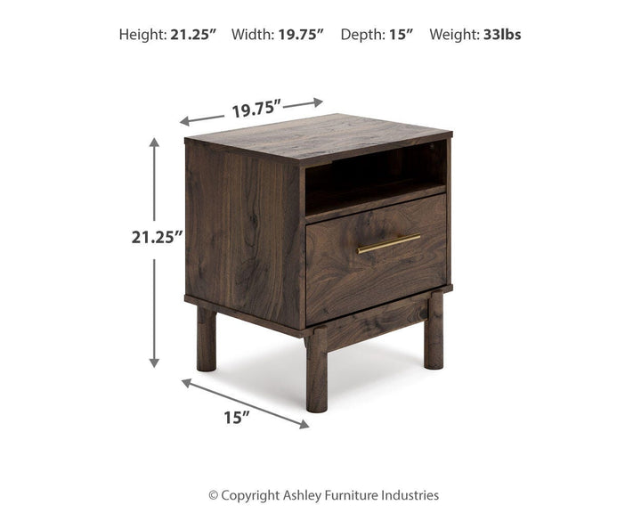 Calverson Nightstand - Mocha (10)