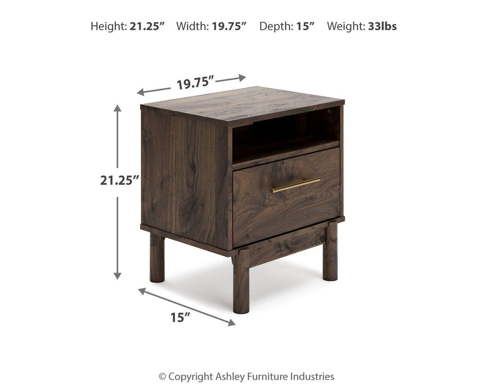 Calverson Nightstand - Mocha (10)