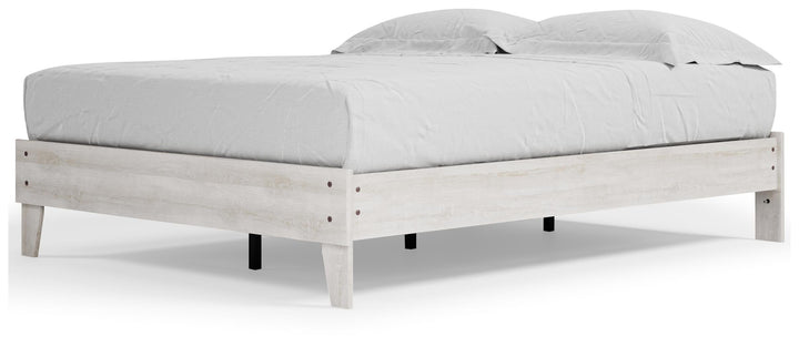 Shawburn Queen Platform Bed - White (6)