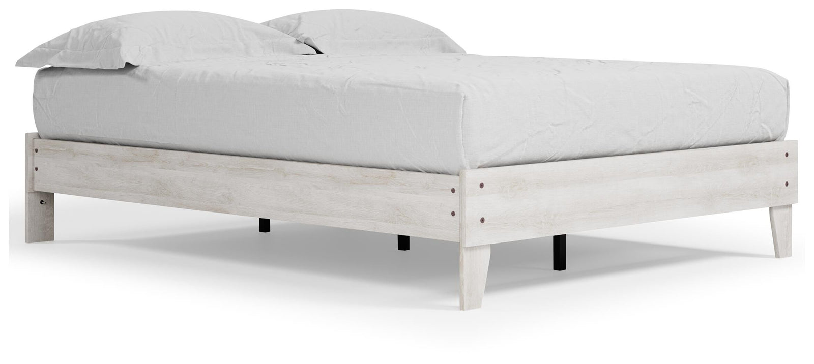 Shawburn Queen Platform Bed - White (1)