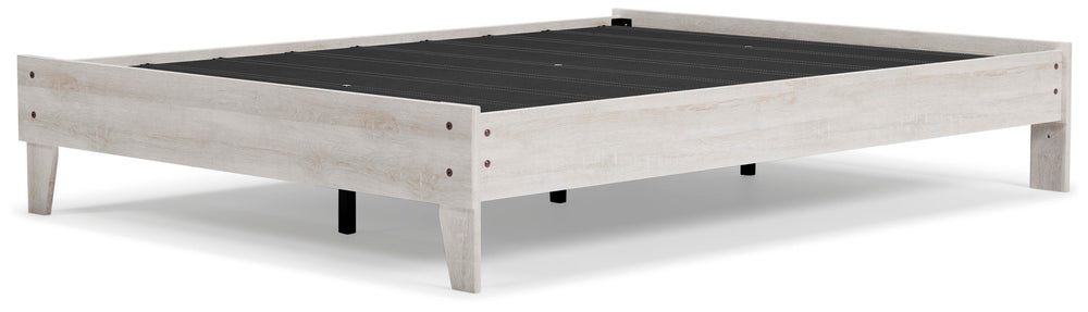 Shawburn Queen Platform Bed - White (4)