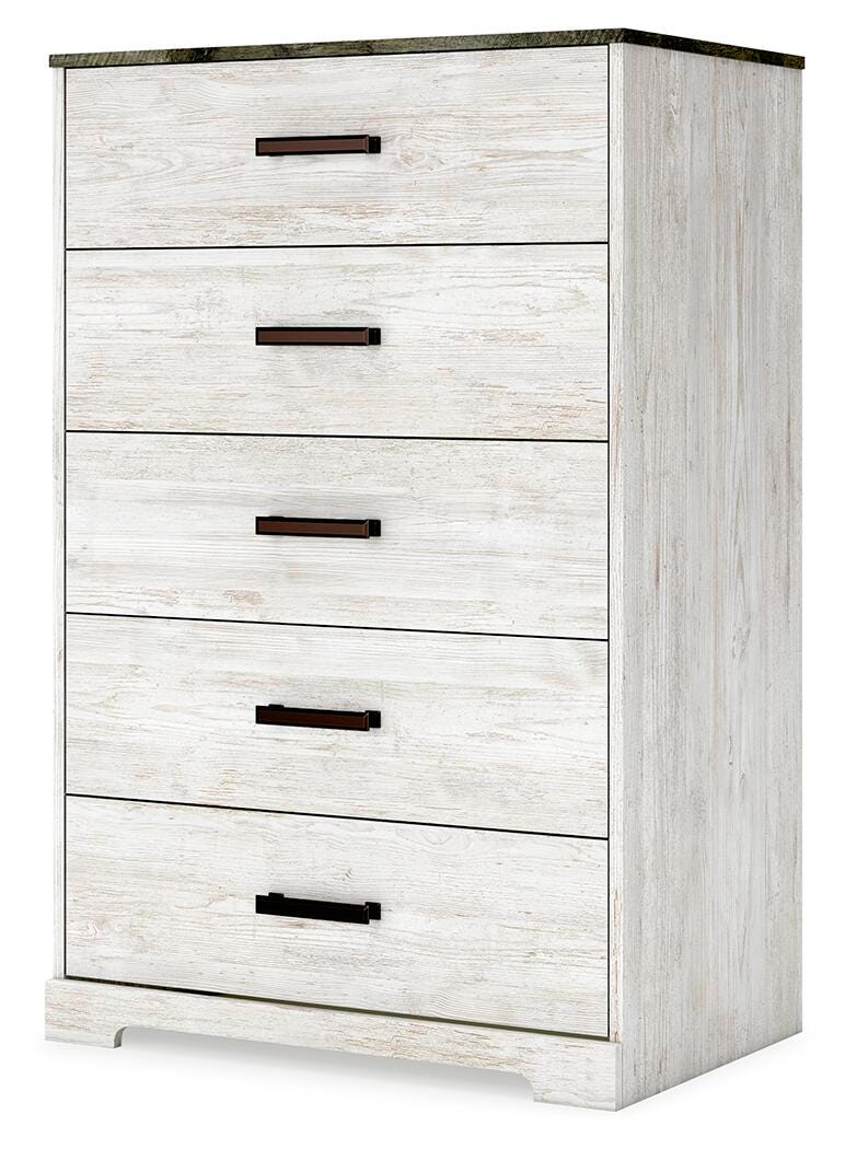 Shawburn Chest of Drawers - Light Brown (5)