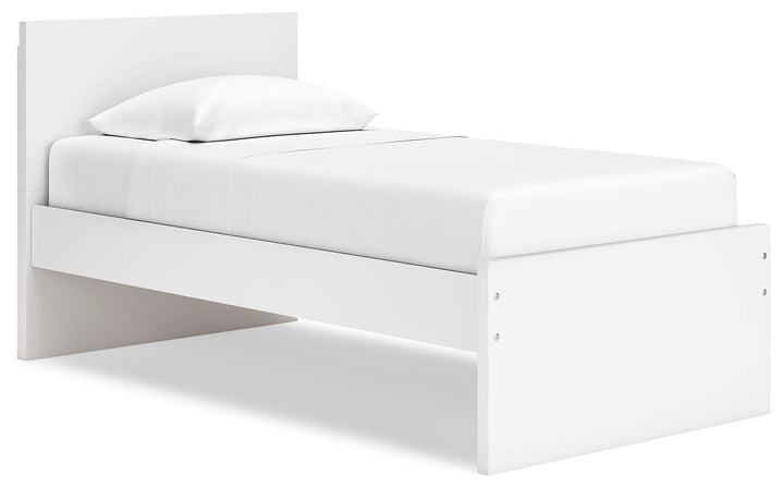 Onita Twin Panel Platform Bed - White (1)