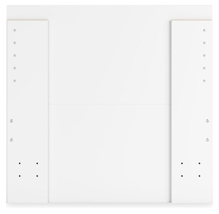 Onita Twin Panel Platform Bed - White (6)