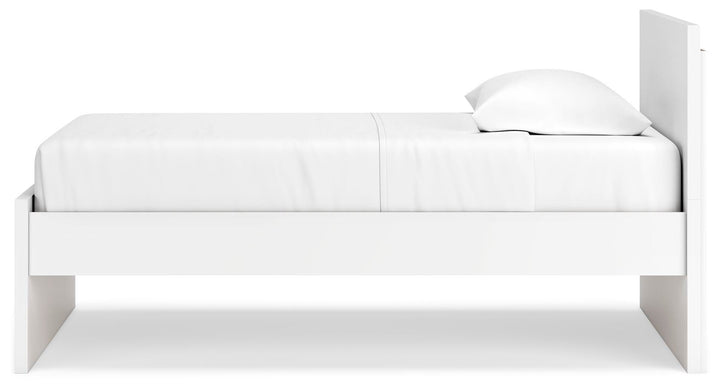Onita Twin Panel Platform Bed - White (7)