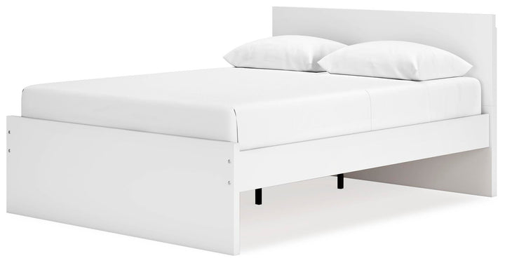 Onita Queen Panel Platform Bed - White (4)