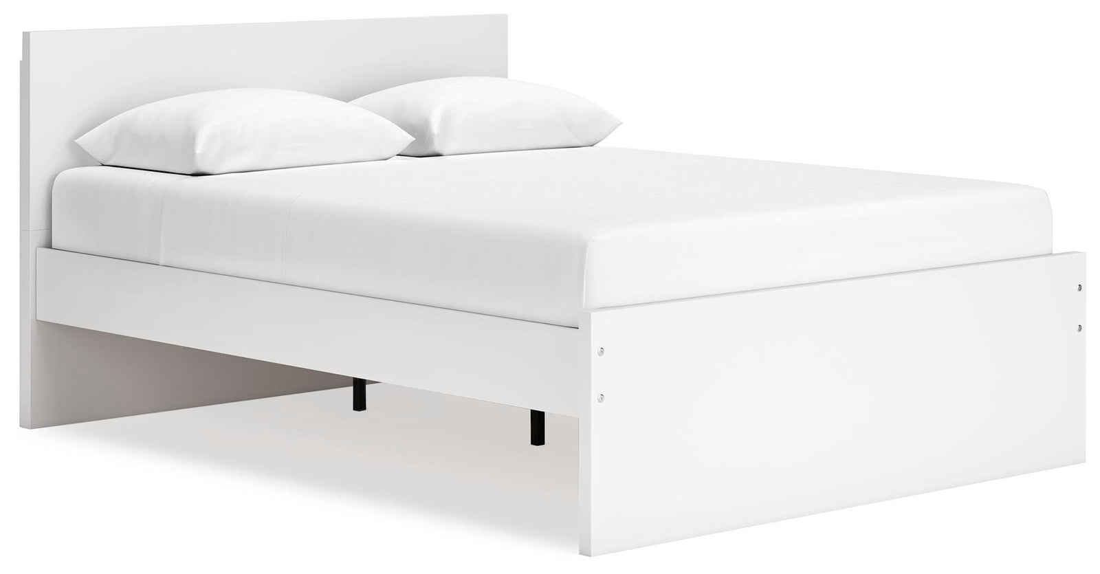 Onita Queen Panel Platform Bed - White (1)