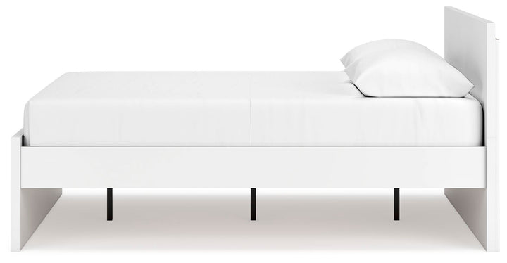 Onita Queen Panel Platform Bed - White (7)