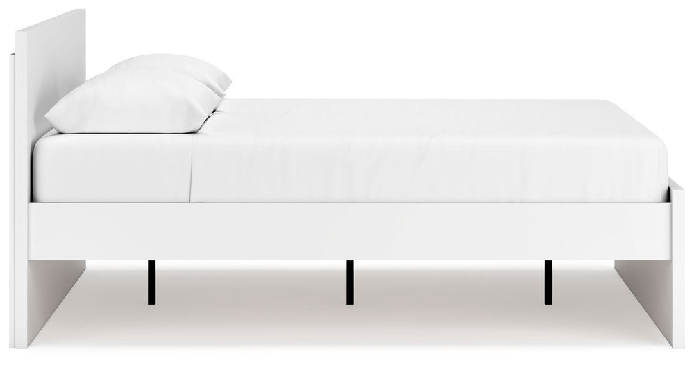 Onita Queen Panel Platform Bed - White (8)