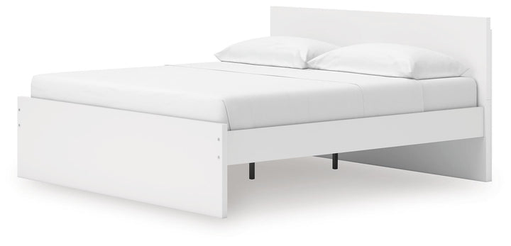 Onita King Panel Platform Bed - White (5)