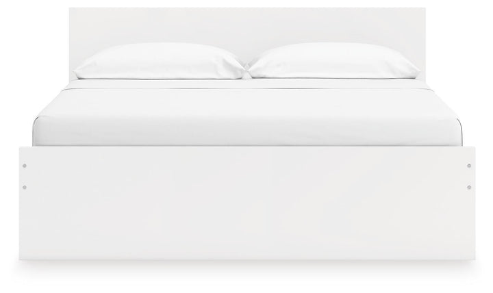 Onita King Panel Platform Bed - White (4)