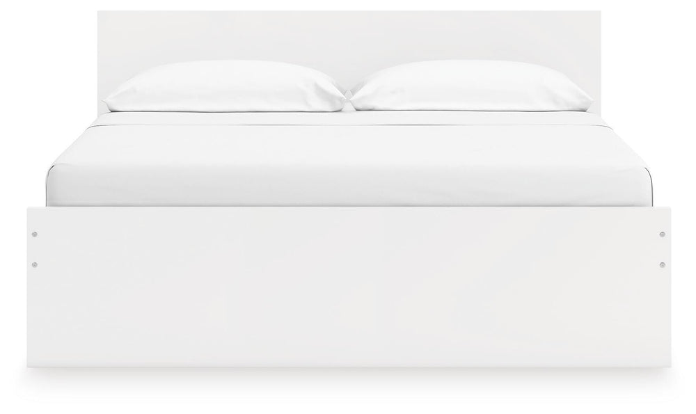Onita King Panel Platform Bed - White (4)