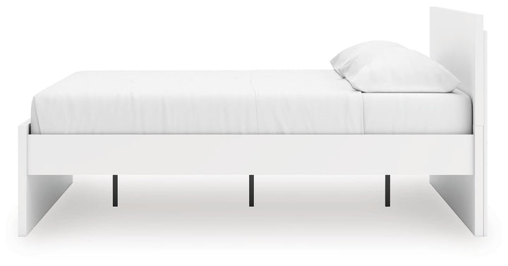 Onita King Panel Platform Bed - White (8)