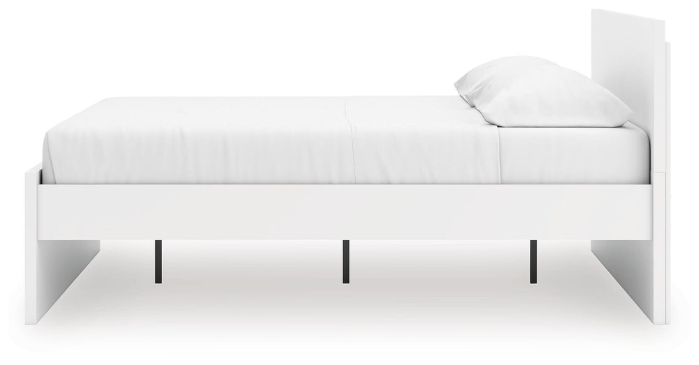 Onita King Panel Platform Bed - White (8)