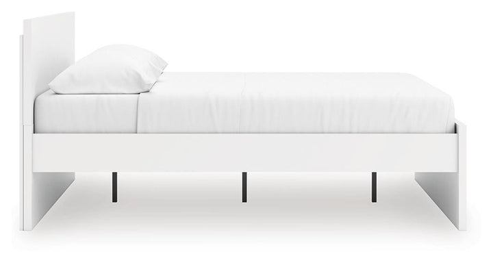 Onita King Panel Platform Bed - White (6)