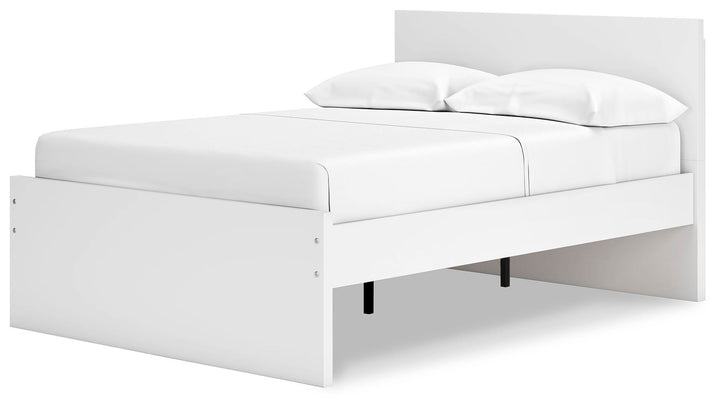 Onita Full Panel Platform Bed - White (4)
