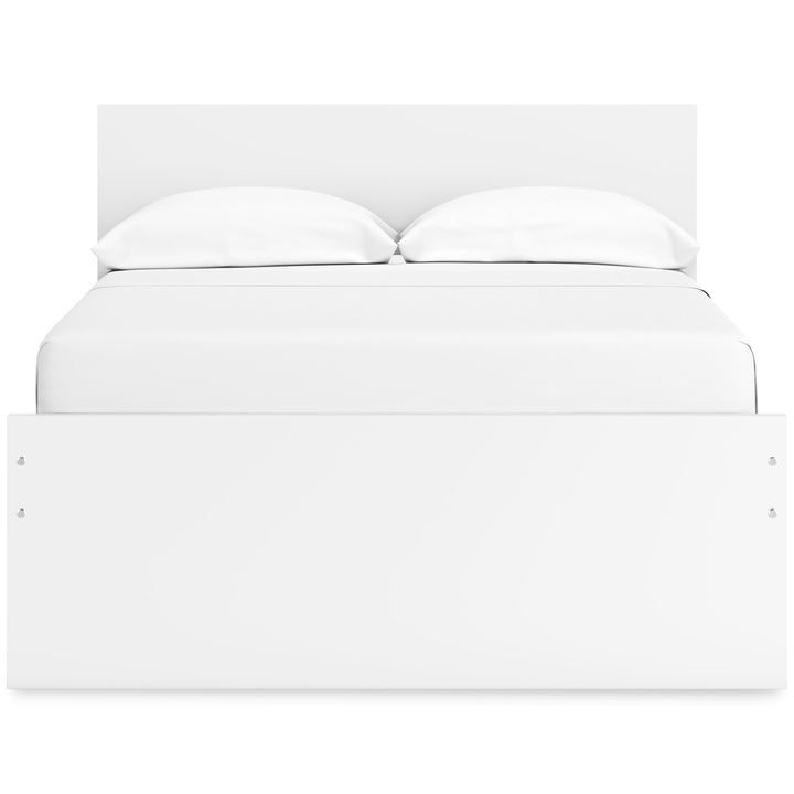 Onita Full Panel Platform Bed - White (5)
