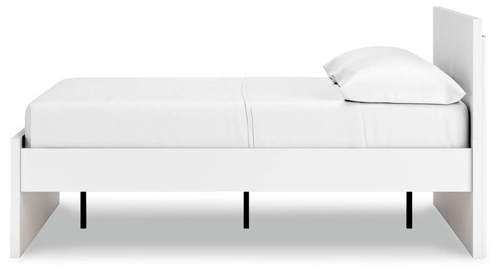 Onita Full Panel Platform Bed - White (7)