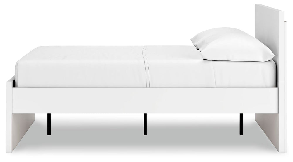 Onita Full Panel Platform Bed - White (7)