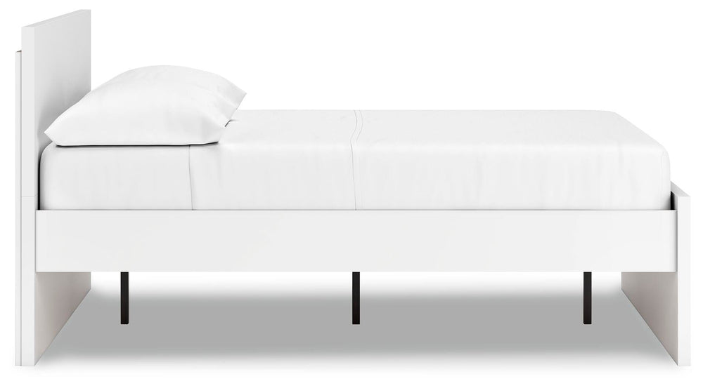 Onita Full Panel Platform Bed - White (8)