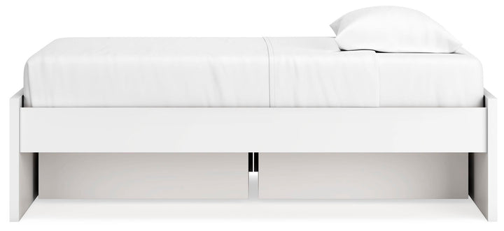 Onita Twin Platform Bed with 1 Side Storage - White (8)