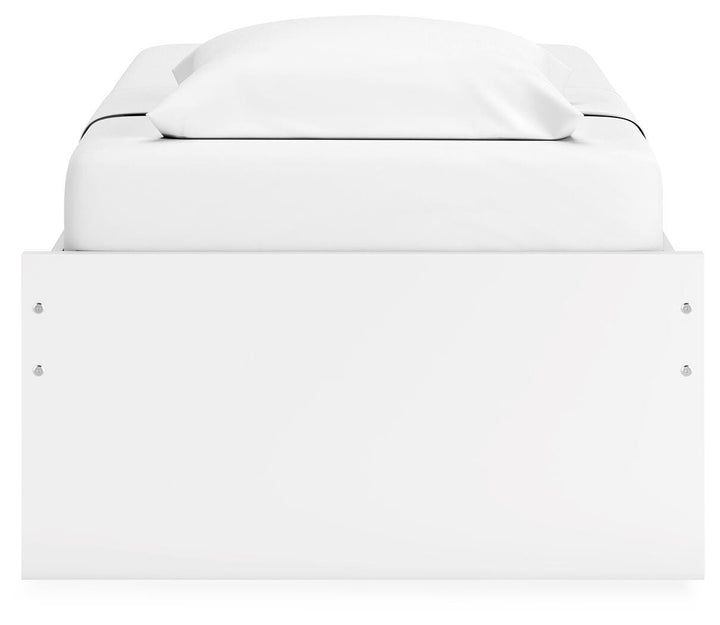 Onita Twin Platform Bed - White (7)