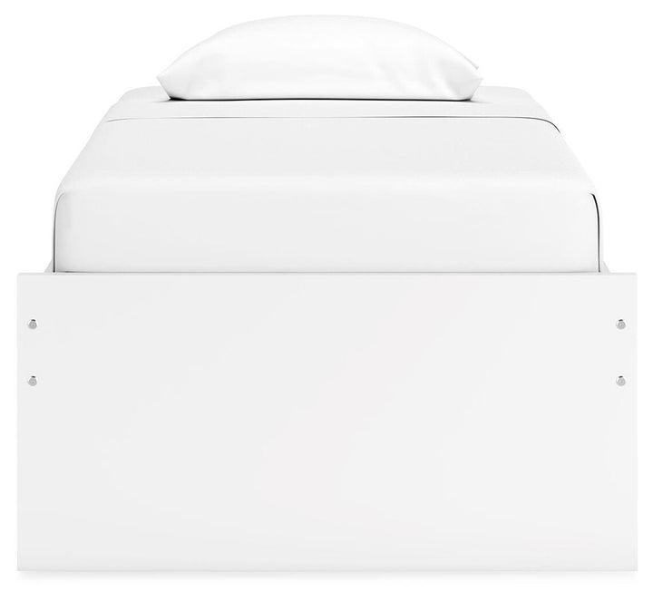 Onita Twin Platform Bed - White (6)