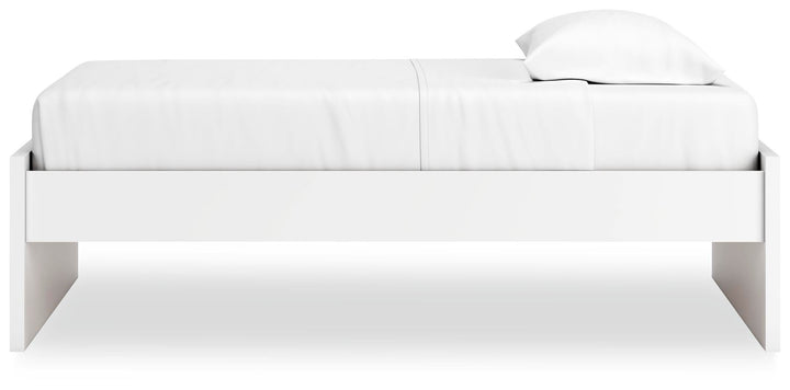 Onita Twin Platform Bed - White (8)