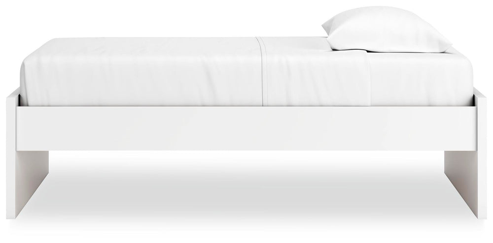 Onita Twin Platform Bed - White (8)