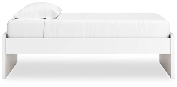 Onita Twin Platform Bed - White (9)