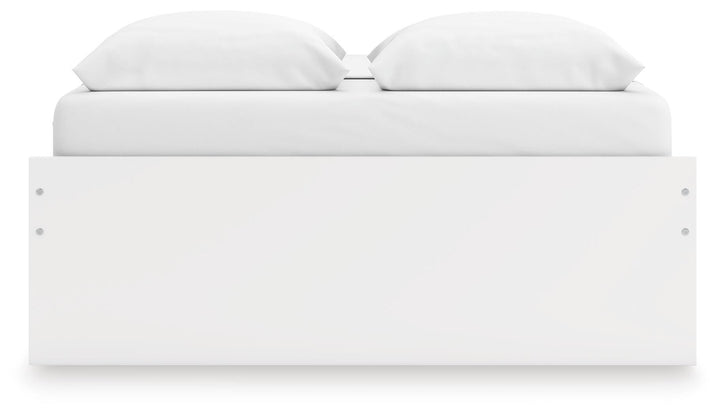 Onita Queen Platform Bed with 1 Side Storage - White (8)
