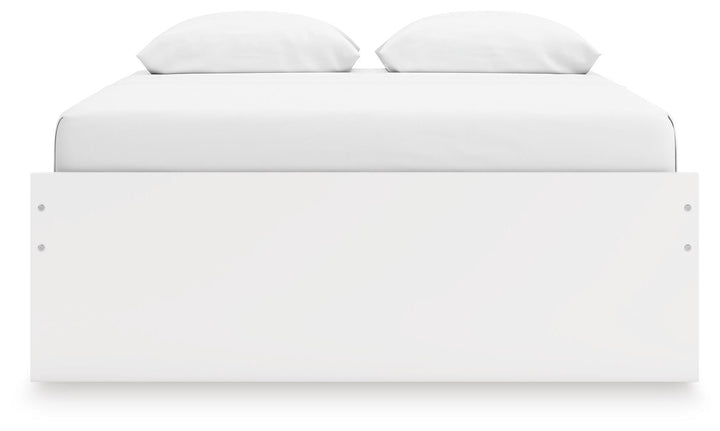 Onita Queen Platform Bed with 1 Side Storage - White (5)