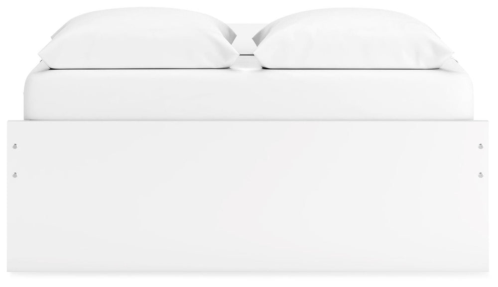 Onita Queen Platform Bed with 2 Side Storage - White (7)