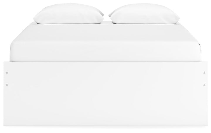 Onita Queen Platform Bed with 2 Side Storage - White (6)