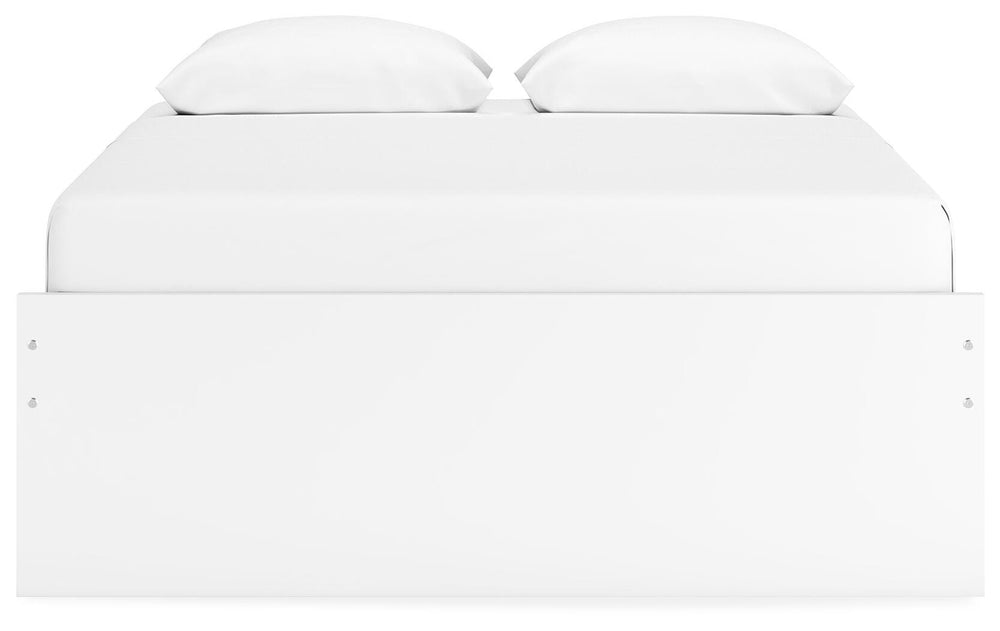 Onita Queen Platform Bed with 2 Side Storage - White (6)