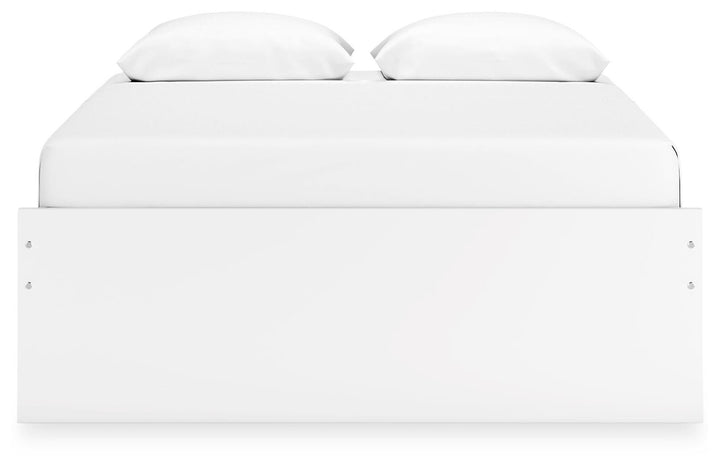 Onita Queen Platform Bed - White (5)