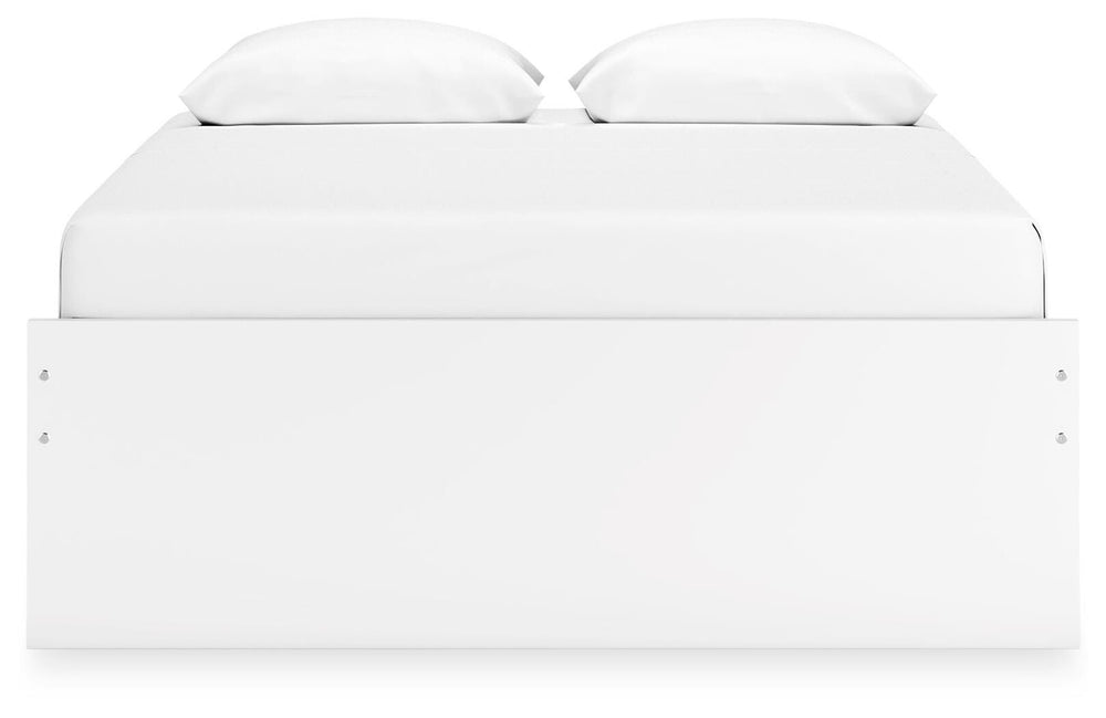 Onita Queen Platform Bed - White (5)