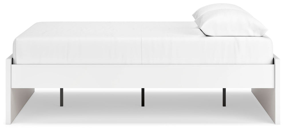 Onita Queen Platform Bed - White (7)