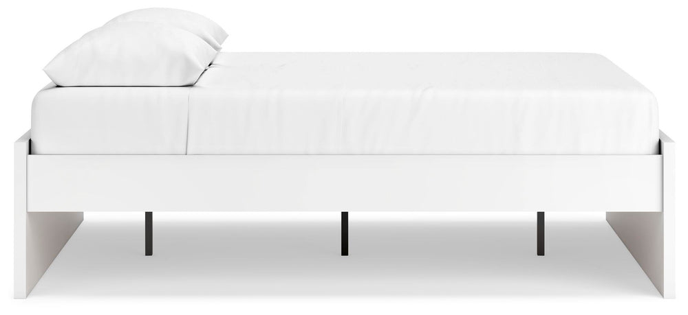 Onita Queen Platform Bed - White (8)