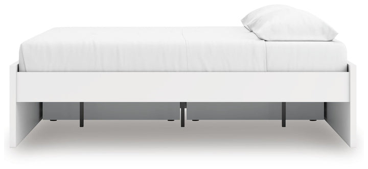 Onita King Platform Bed with 1 Side Storage - White (9)