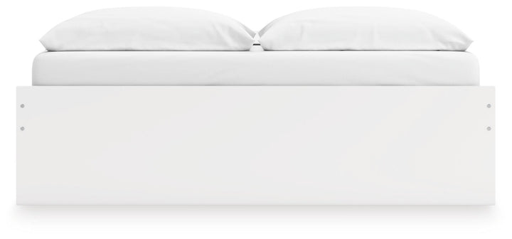 Onita King Platform Bed with 2 Side Storage - White (8)