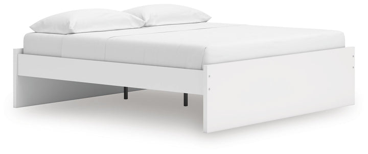 Onita King Platform Bed - White (1)