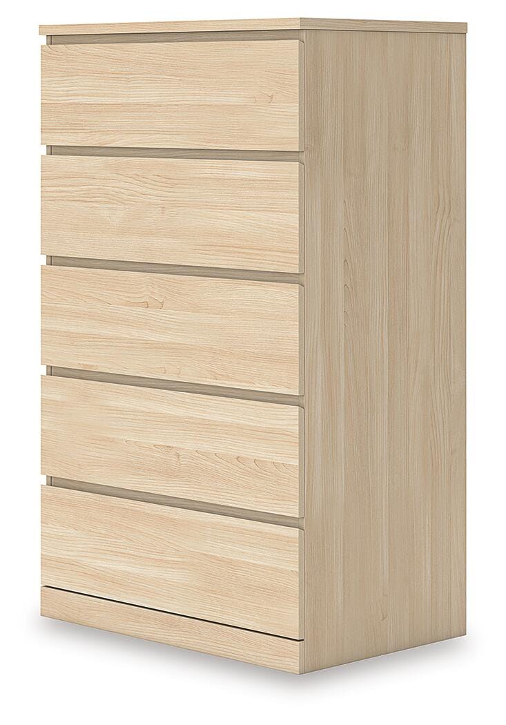 Onita Chest of Drawers - Light Brown (5)