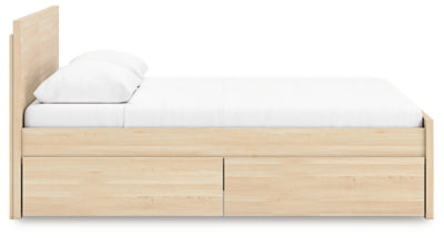 Onita Queen Panel Platform Bed with 1 Side Storage