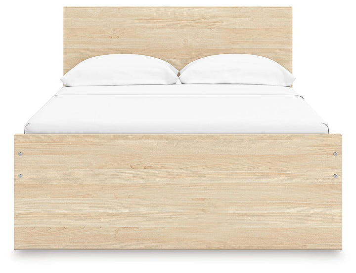Onita King Panel Platform Bed - Light Brown (4)