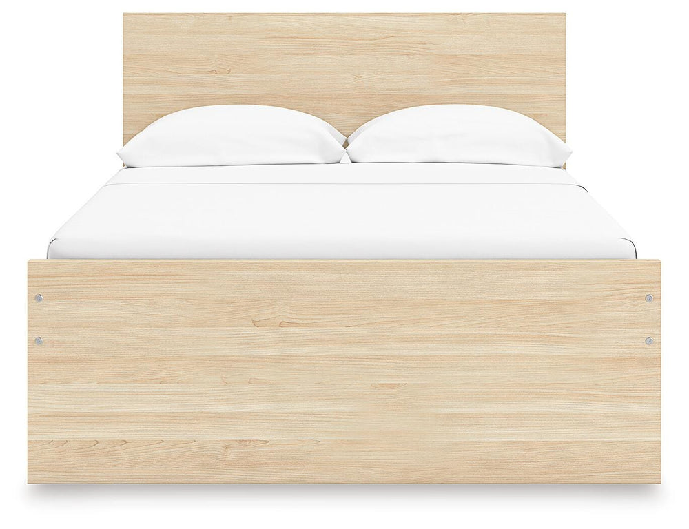 Onita King Panel Platform Bed - Light Brown (4)