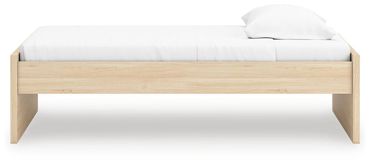 Onita Twin Platform Bed - Light Brown (8)