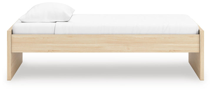 Onita Twin Platform Bed - Light Brown (6)