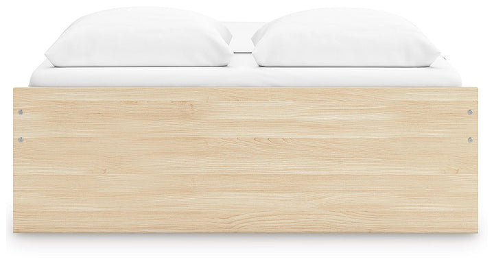 Onita Queen Platform Bed - Light Brown (7)